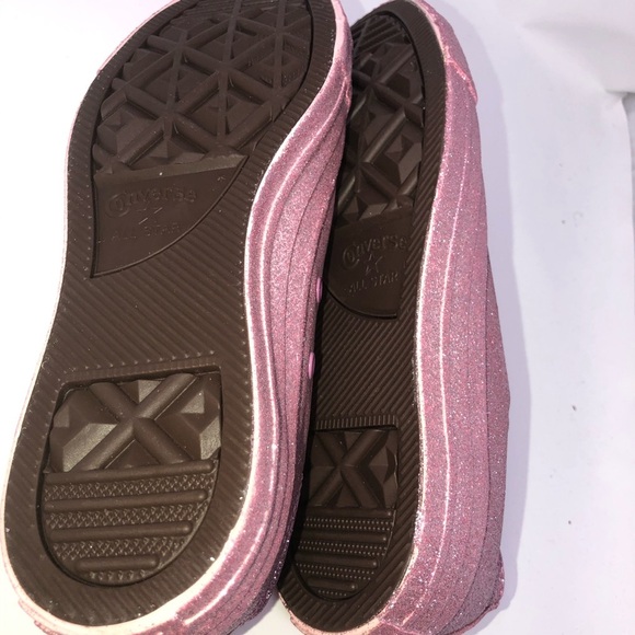 Converse Chuck Taylor All Star Lo pink Glitter 10 - Picture 5 of 6